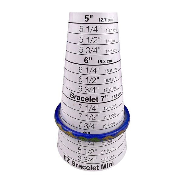 Cloisonné Womens Blue Enamel Floral Bangle Bracelet Various Metal Handmade - Picture 8 of 8